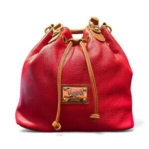 Valentina Bold Red Hobo Bag